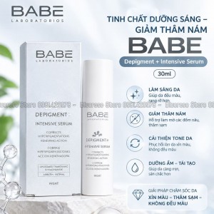 TINH CHẤT DƯỠNG SÁNG – GIẢM THÂM NÁM BABÉ DEPIGMENT+ INTENSIVE SERUM