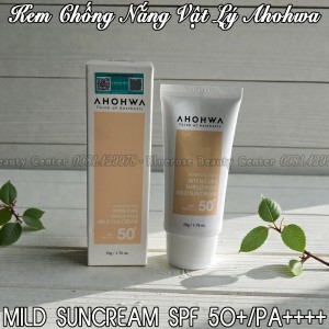 KEM CHỐNG NẮNG VẬT LÝ AHOHWA