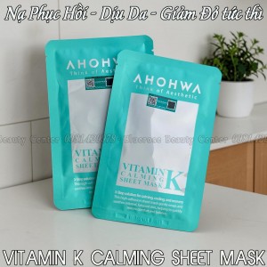 NẠ PHỤC HỒI SINH HỌC AHOHWA DỊU DA - GIẢM ĐỎ TỨC THÌ