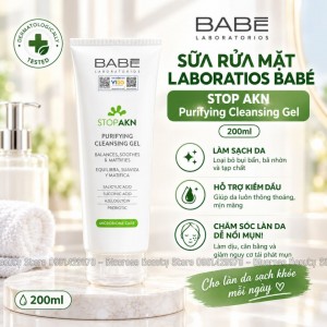 SỮA RỬA MẶT BABE CHO DA DẦU MỤN